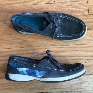 Sperry Gray Suede Top Siders
